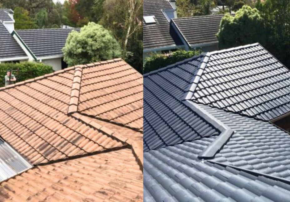 roofing installation and design before and after